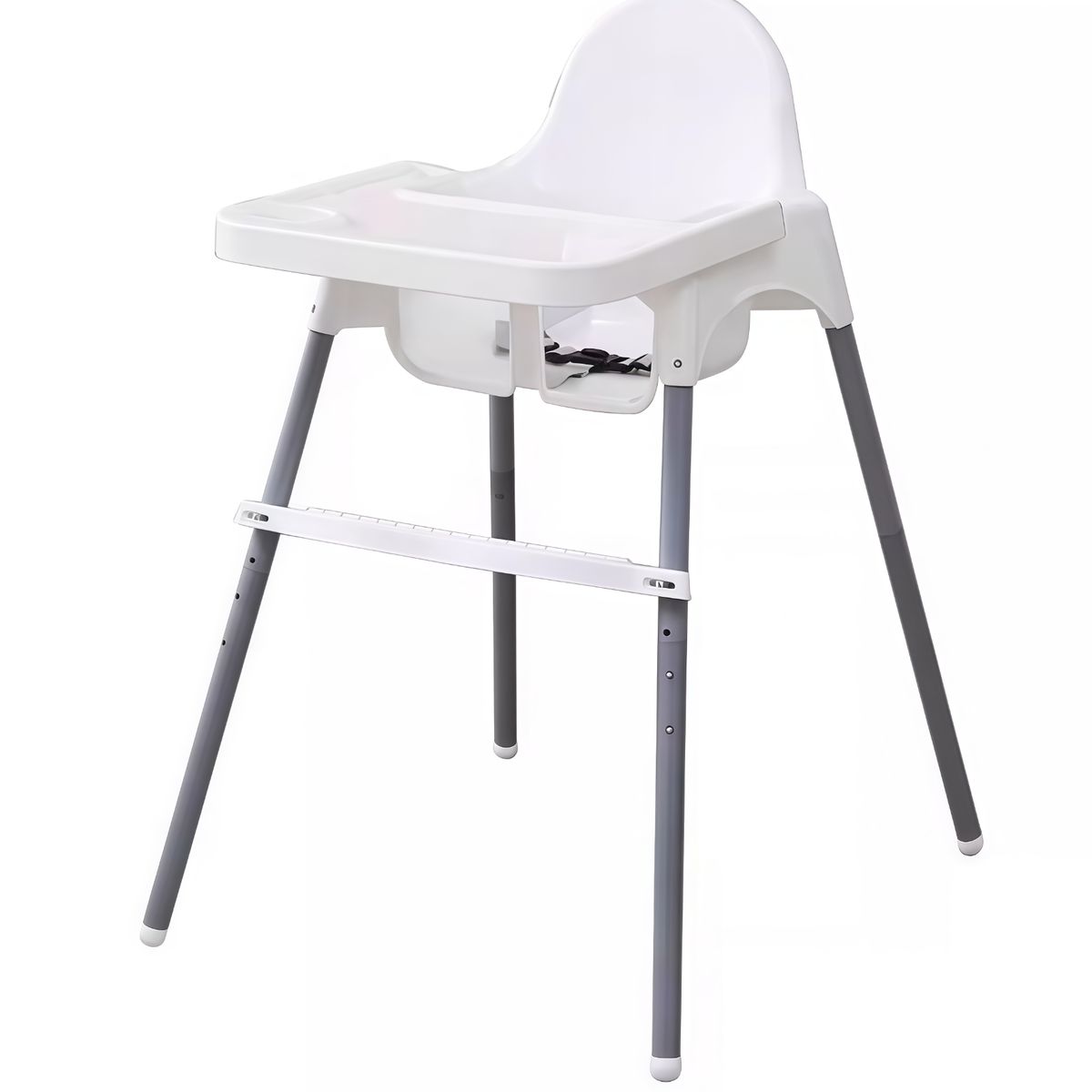 OASIS - Silla De Comer Bebé 2 En 1 Modelo Básico Barato Blanco