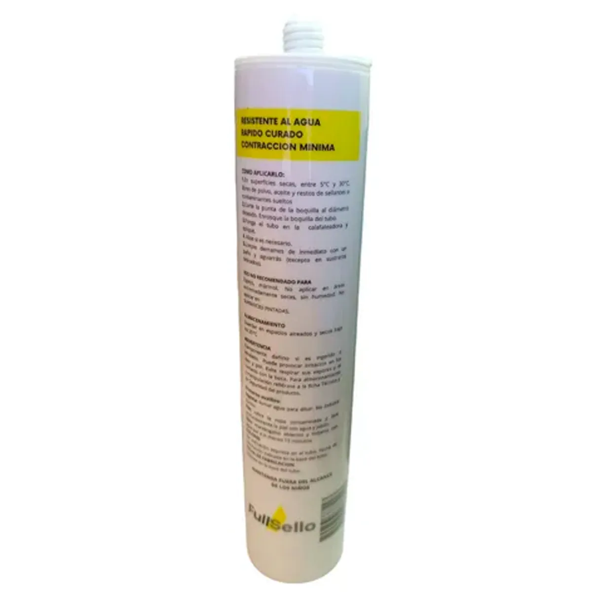 FULLSELLO - Silicona Acetica Tubo Baño Cocina Fullsello Color Transparente Con Fungicida
