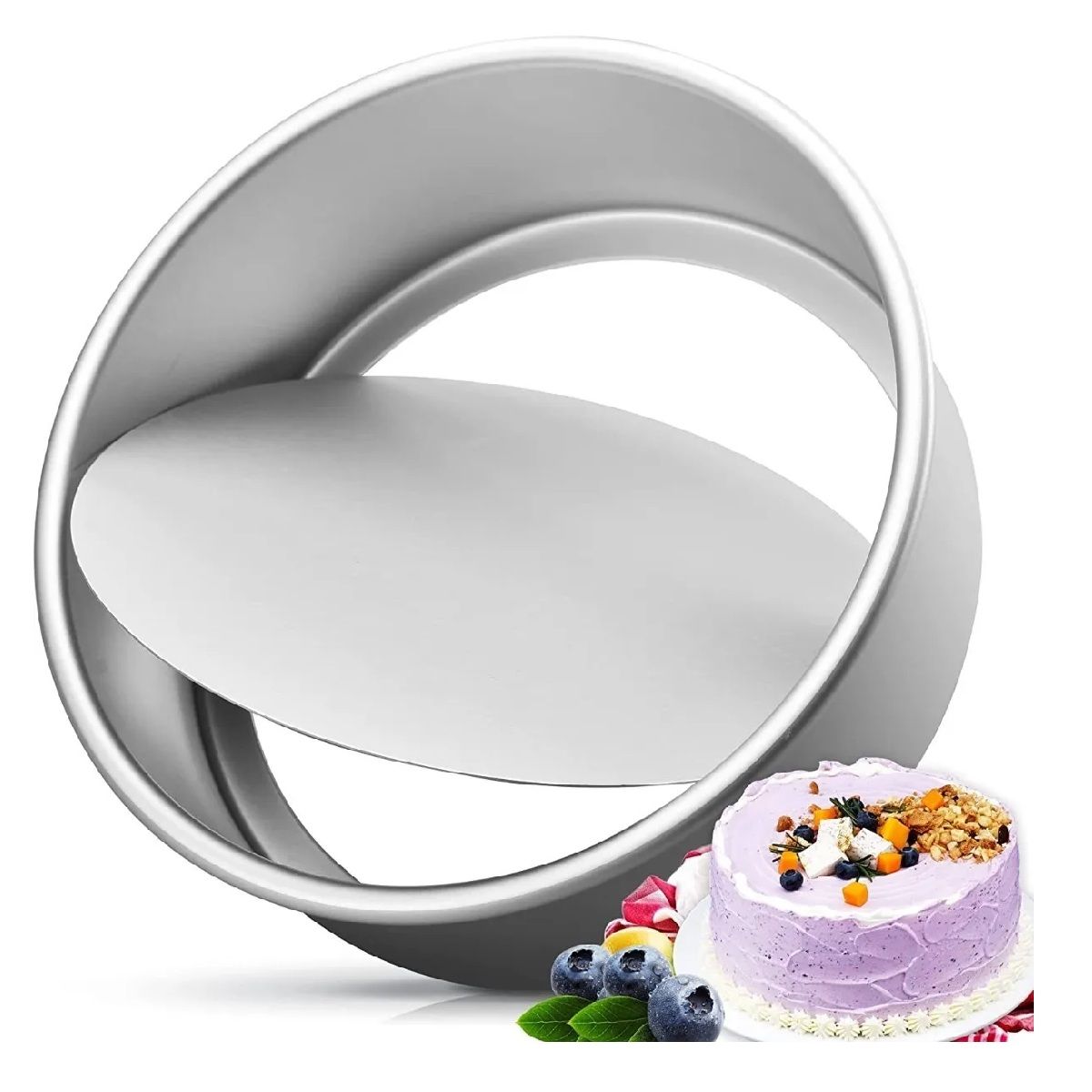 PASTELERIUSCL - Moldes De Aluminio Para Tortas Molde Desmontable Molde 28cm Molde Queque Molde Bizcocho Moldes Horno