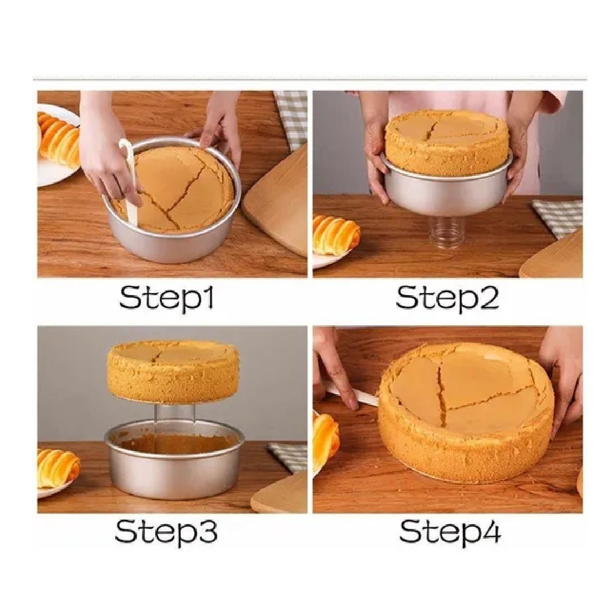 PASTELERIUSCL - Moldes De Aluminio Para Tortas Molde Desmontable Molde 28cm Molde Queque Molde Bizcocho Moldes Horno