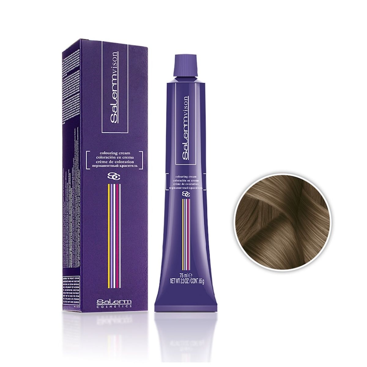 SALERM - SALERM Tintura SalermVision 8.27 rubio claro perlado marrón