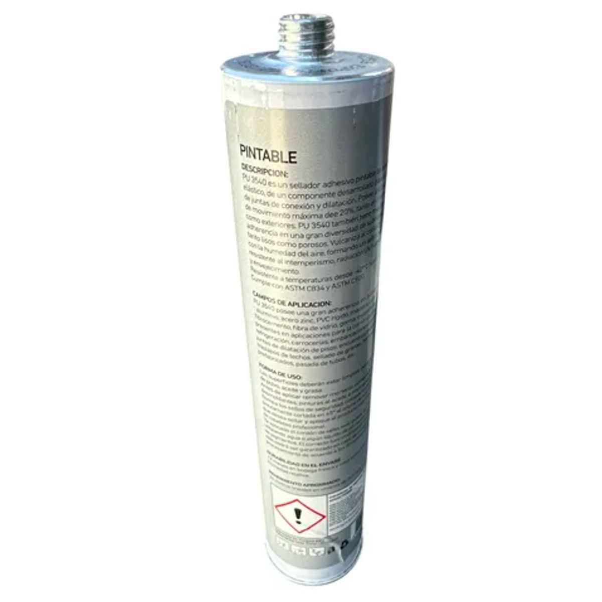 GENERICO - Sellador y Adhesivo Poliuretano GRIS PU 3540 Pintable ITALSIL