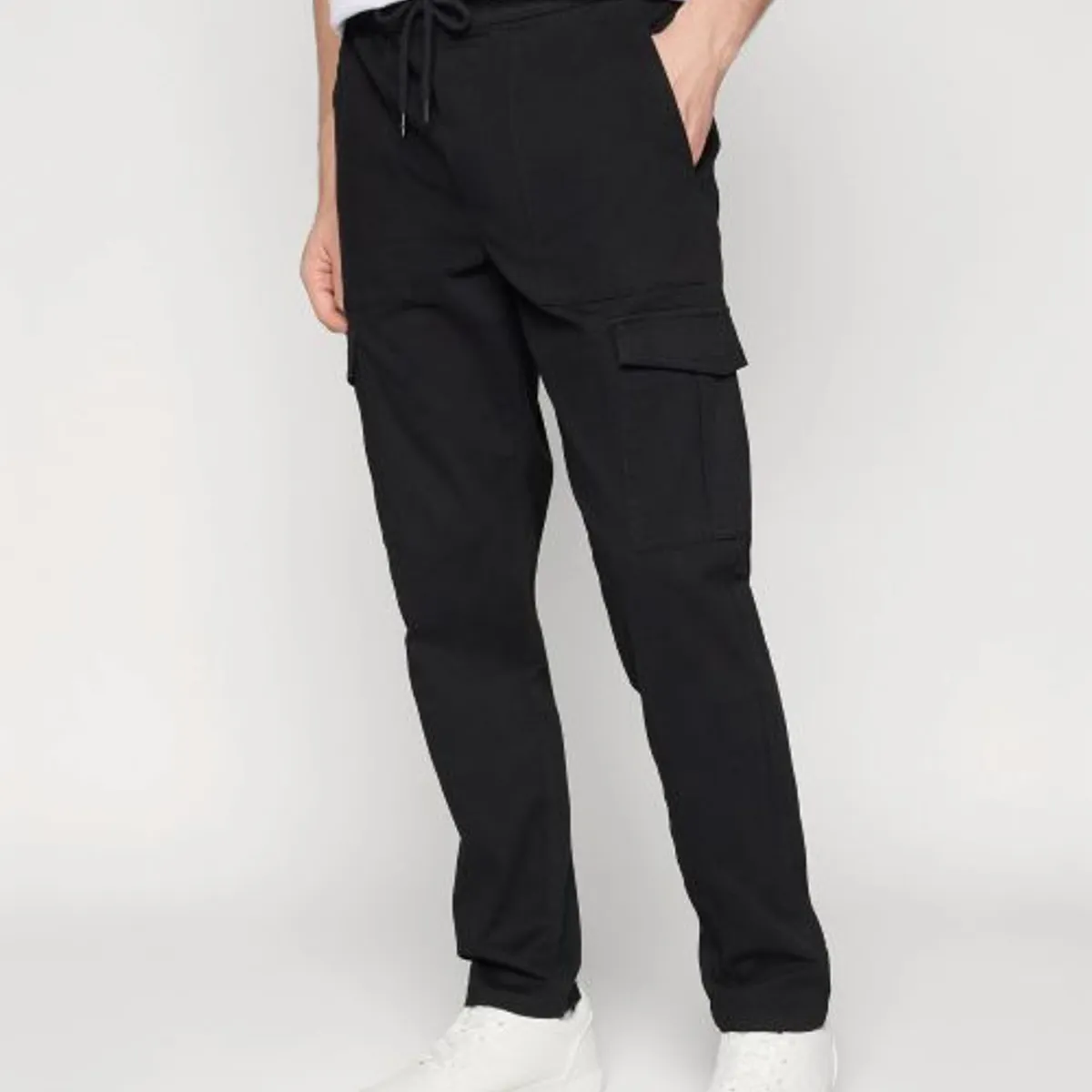 SAFE - Pantalon Cargo Poplin Negro