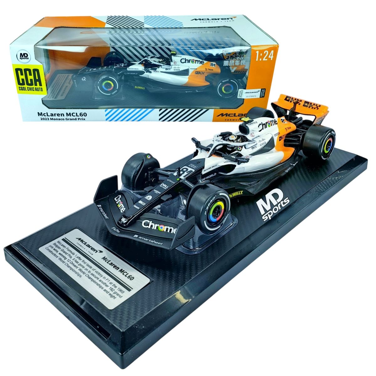 FORMULA 1 - Mclaren MCL60 GP Monaco 2023 #81 Oscar Piastri CCA 1:24