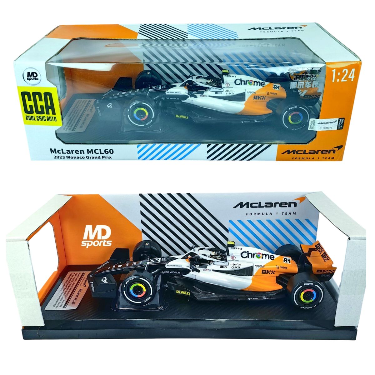 FORMULA 1 - Mclaren MCL60 GP Monaco 2023 #81 Oscar Piastri CCA 1:24