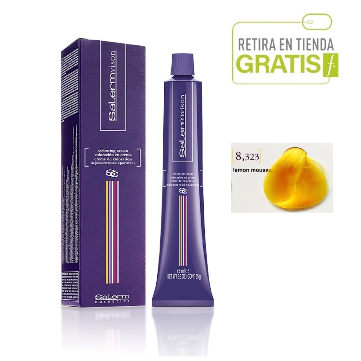 SALERM - SALERM Tintura SalermVision 8.323 lemon mousse