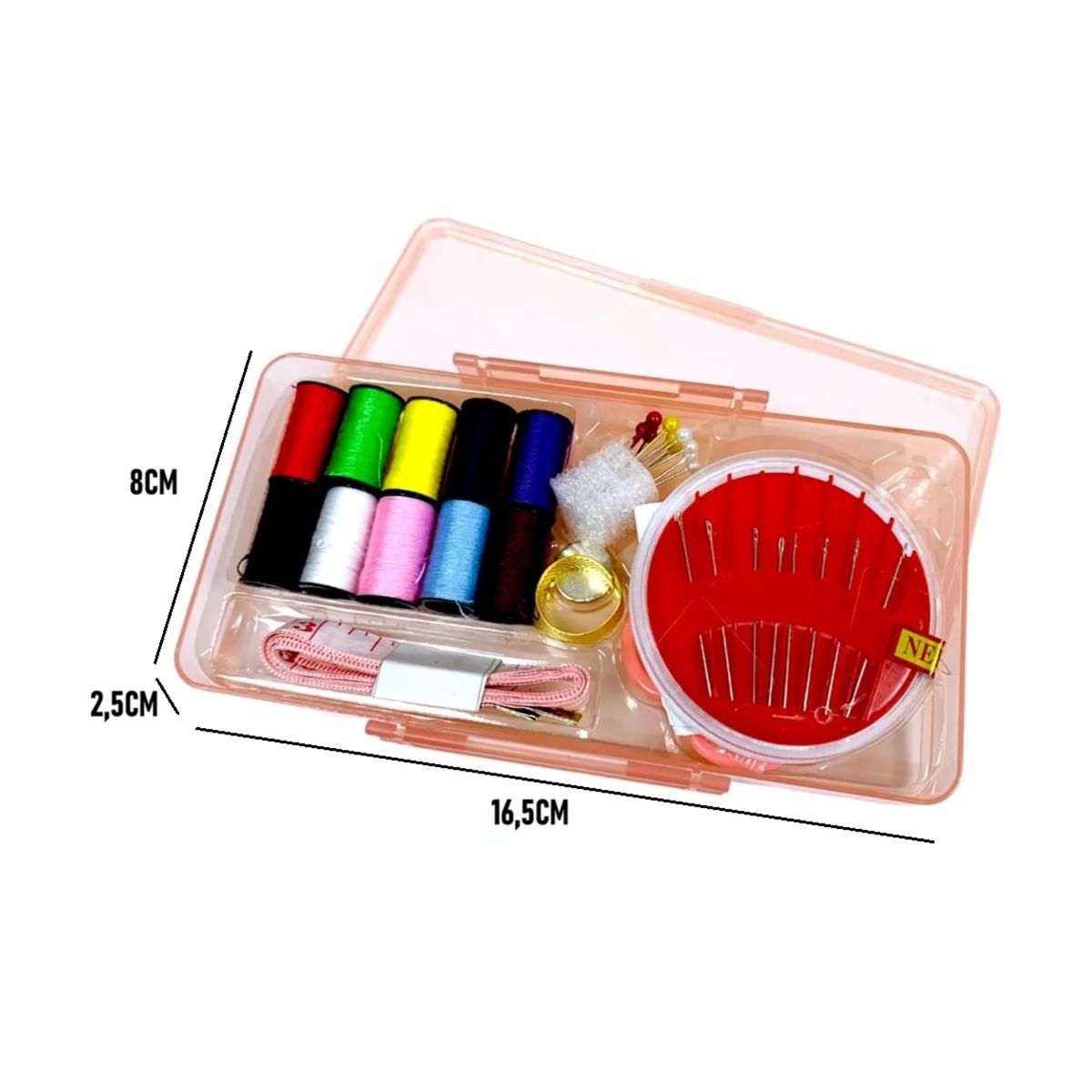 GENERICO - Set Costura Hilo De Coser Set De Costura Costurero 48 Pcs