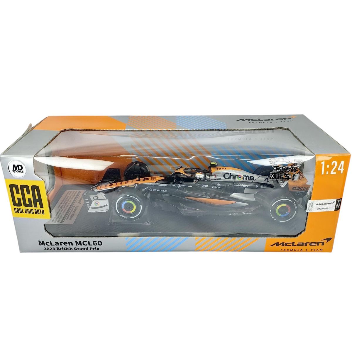 FORMULA 1 - Auto F1 Mclaren Mcl60 British GP 2023 Lando Norris Cca 1:24