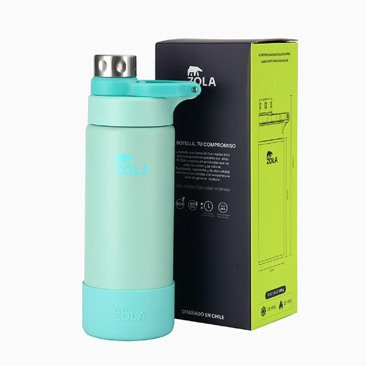 ZOLA OUTDOORS - Botella Térmica 600 ML ZOLA OUTDOORS CALYPSO