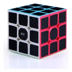 QIYI - Cubo Rubik Warrior W Carbono 3x3 Fibra Carbono