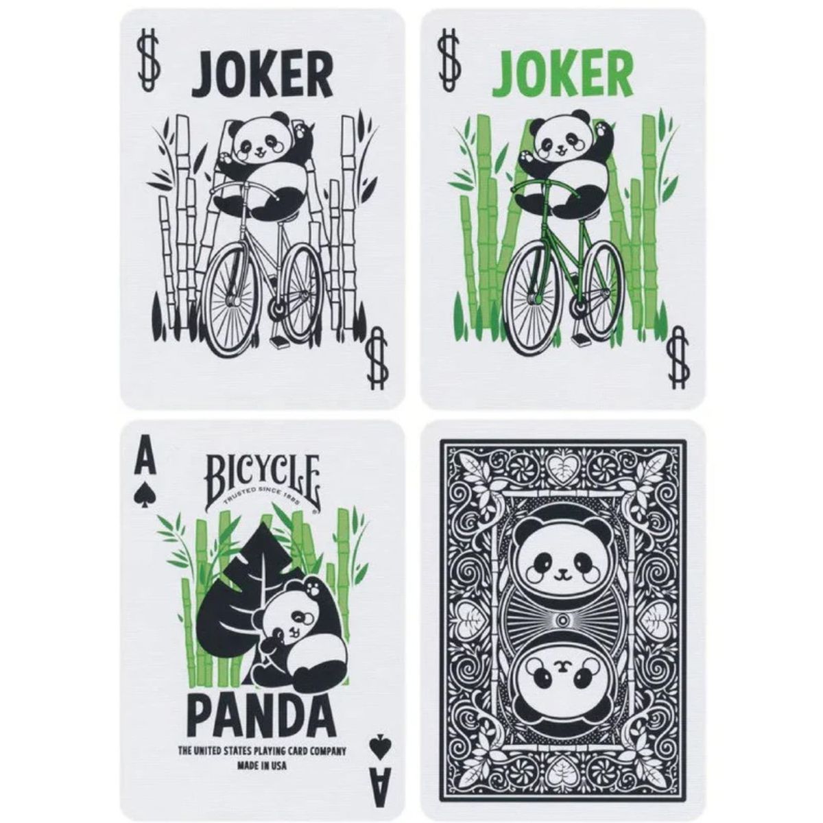 BICYCLE LINE - Baraja Bicycle Panda Cartas Magia Cardistry