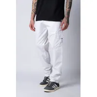 Pantalon Cargo Poplin Blanco