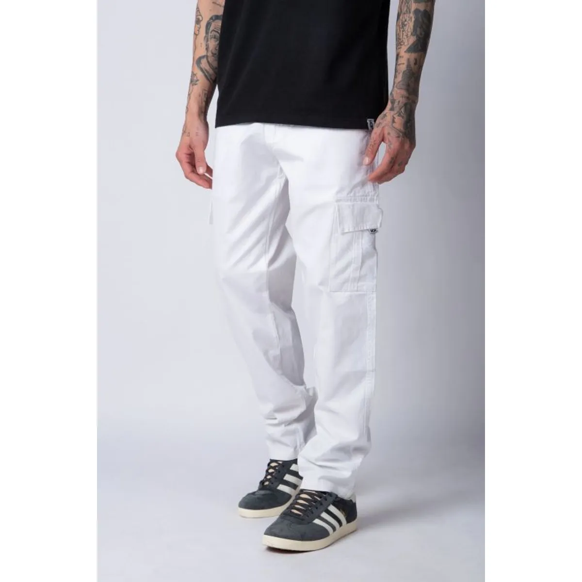SAFE - Pantalon Cargo Poplin Blanco