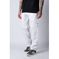 Pantalon Cargo Poplin Blanco