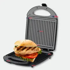 RAF - Sandwichera Eléctrica Tipo Grill Tostador Y Plancha