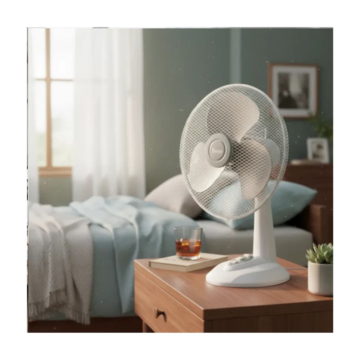 KENDAL - Ventilador De Sobremesa 16 pulgadas plástico