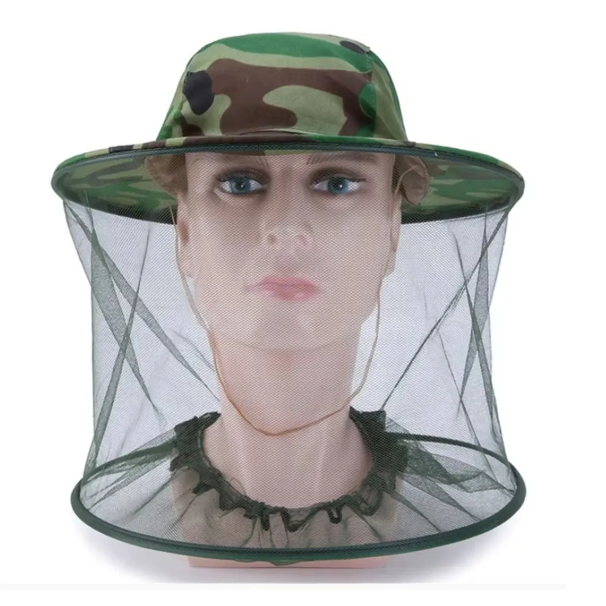 GENERICO - Sombrero Malla Protector Insectos Mosquito Abejas Apicultur