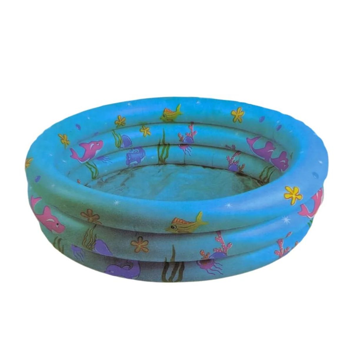 GENERICO - Piscina Inflable 3 Anillos Azul