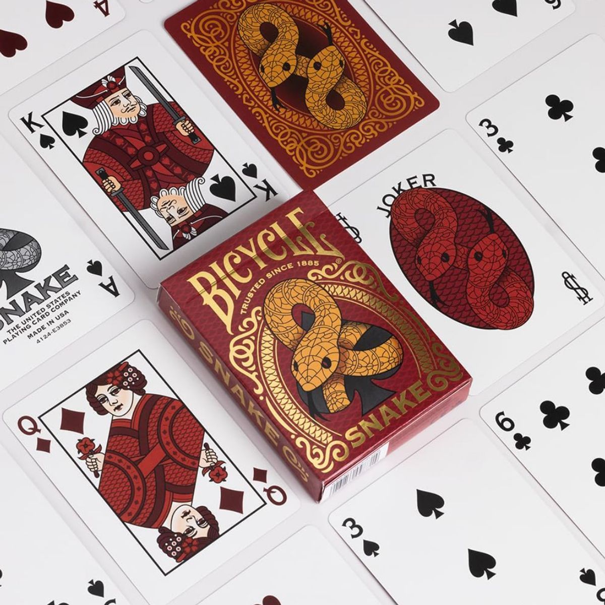 BICYCLE LINE - Baraja Bicycle Snake Magia Cardistry Póker