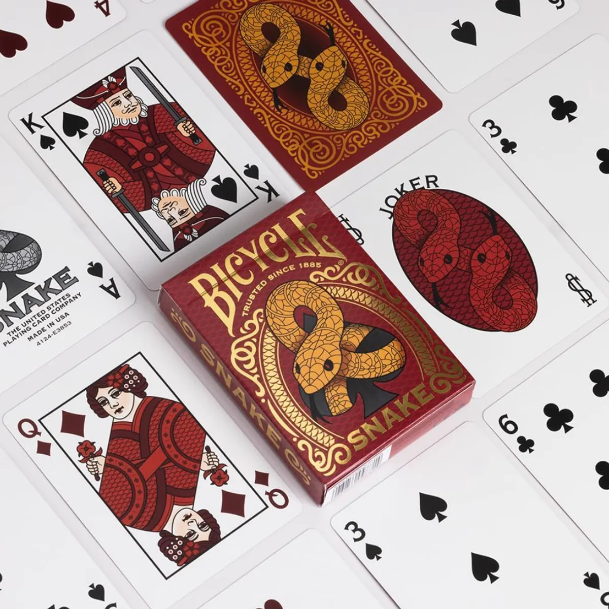 BICYCLE LINE - Baraja Bicycle Snake Magia Cardistry Póker