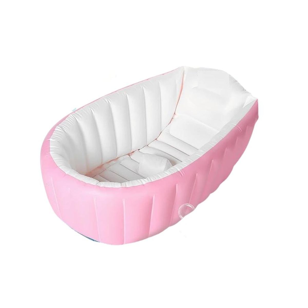GENERICO - Bañera Bebe Plegable Tina De Baño Inflable Rosa
