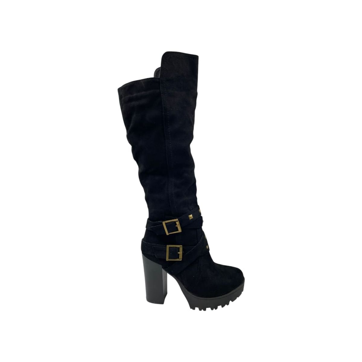 HERIEL - Bota Negra Taco Mujer