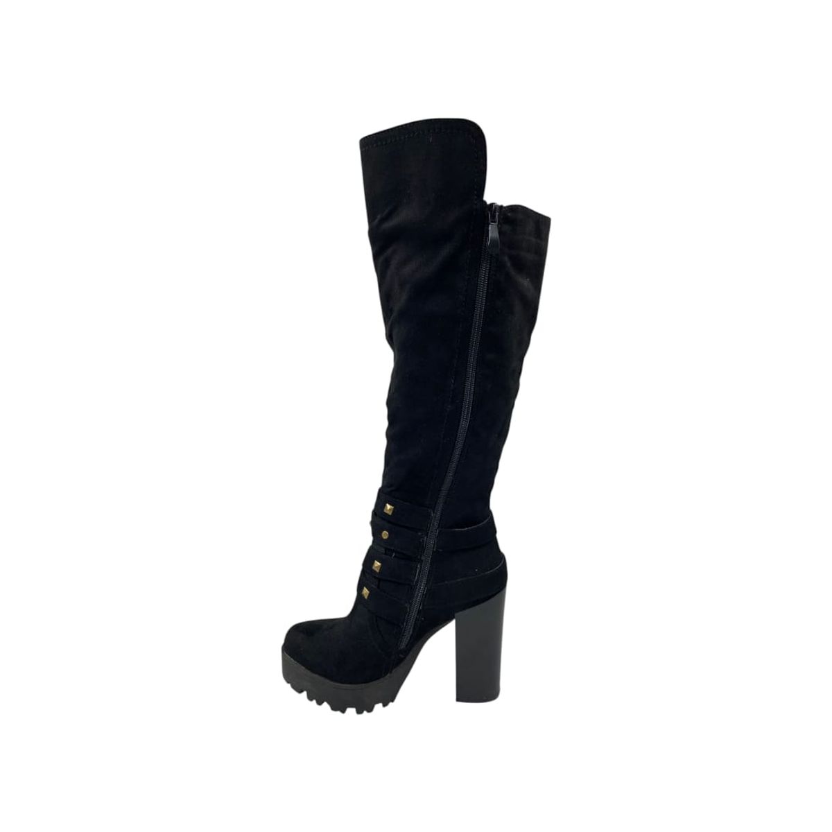 HERIEL - Bota Negra Taco Mujer