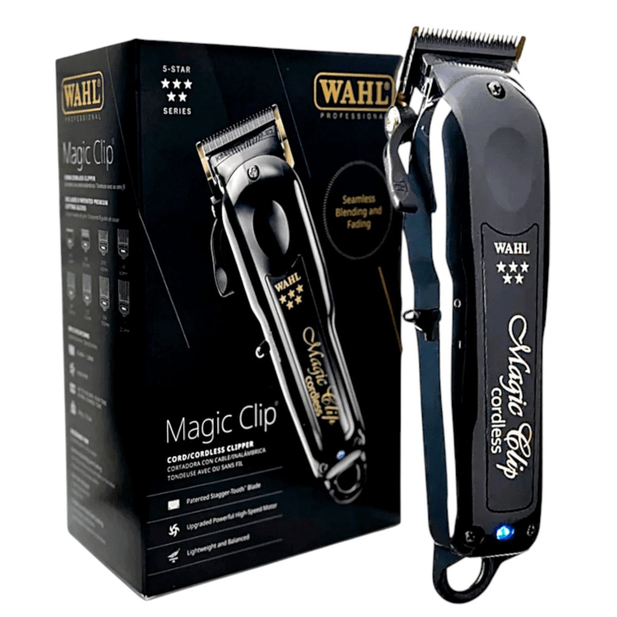 WAHL - Maquina Cortapelo Wahl Magic Clip Negra Cordless