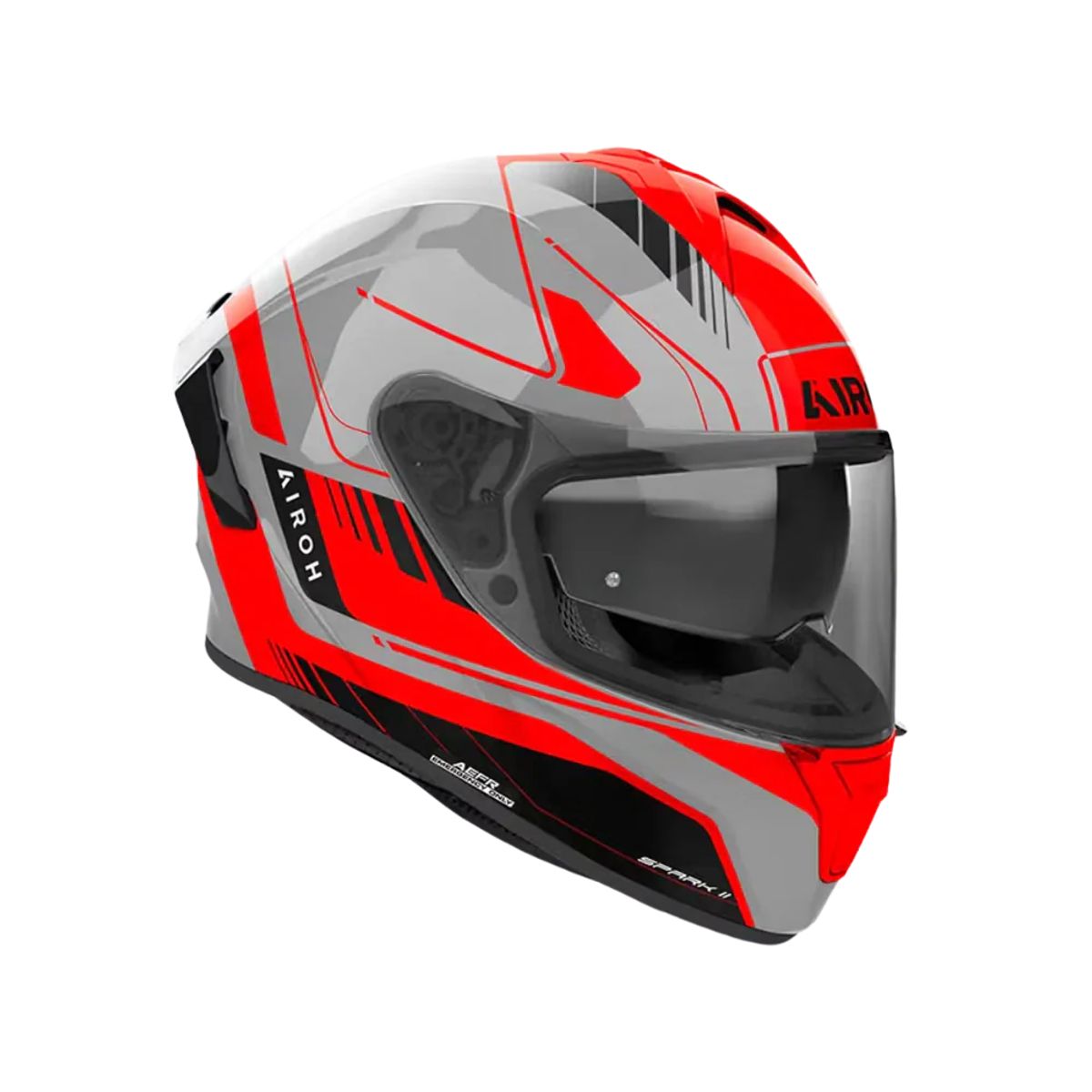 AIROH - Casco De Moto Airoh Spark 2 Chrono Naranjo Brillo