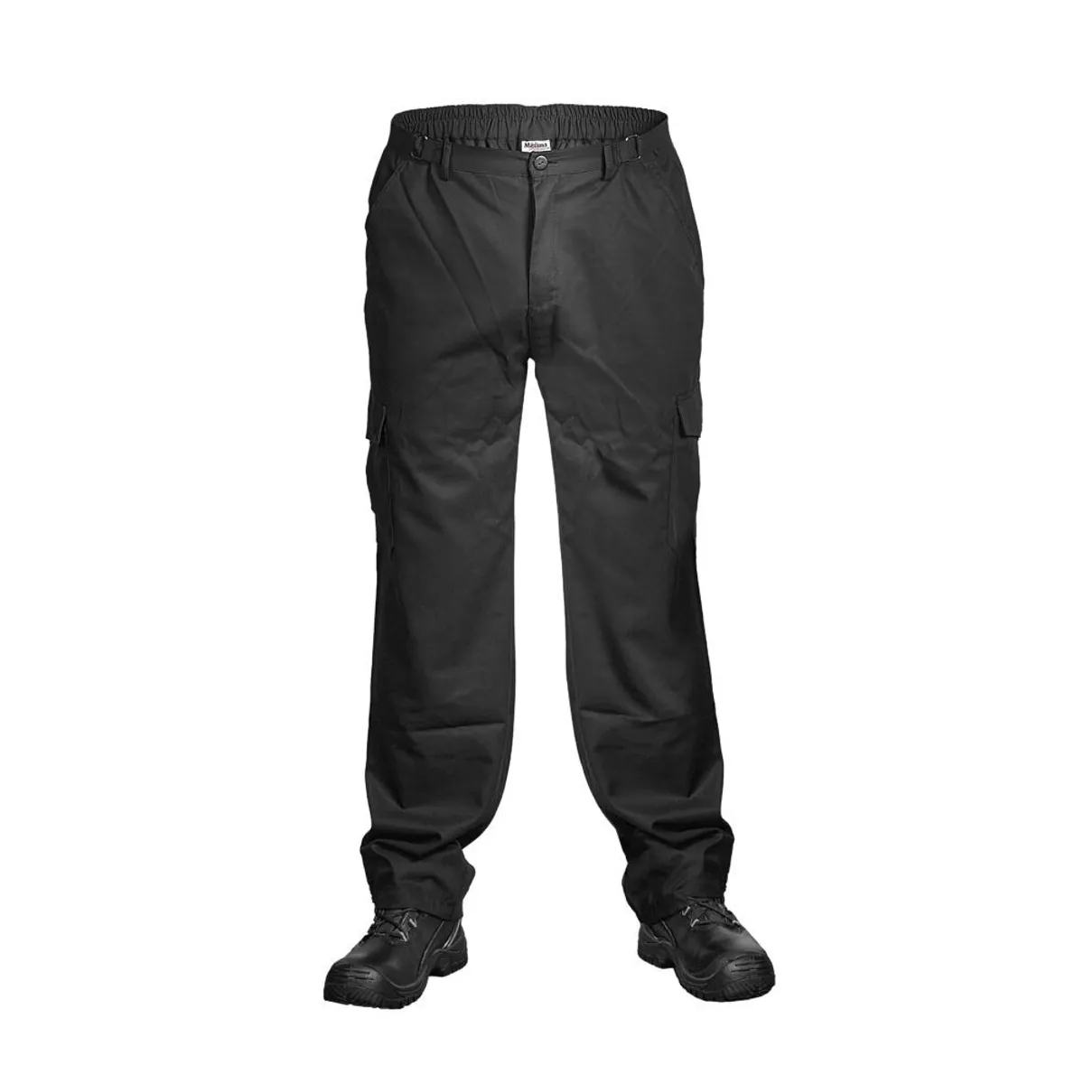 SAFE - Pantalon Cargo Gabardina Negro
