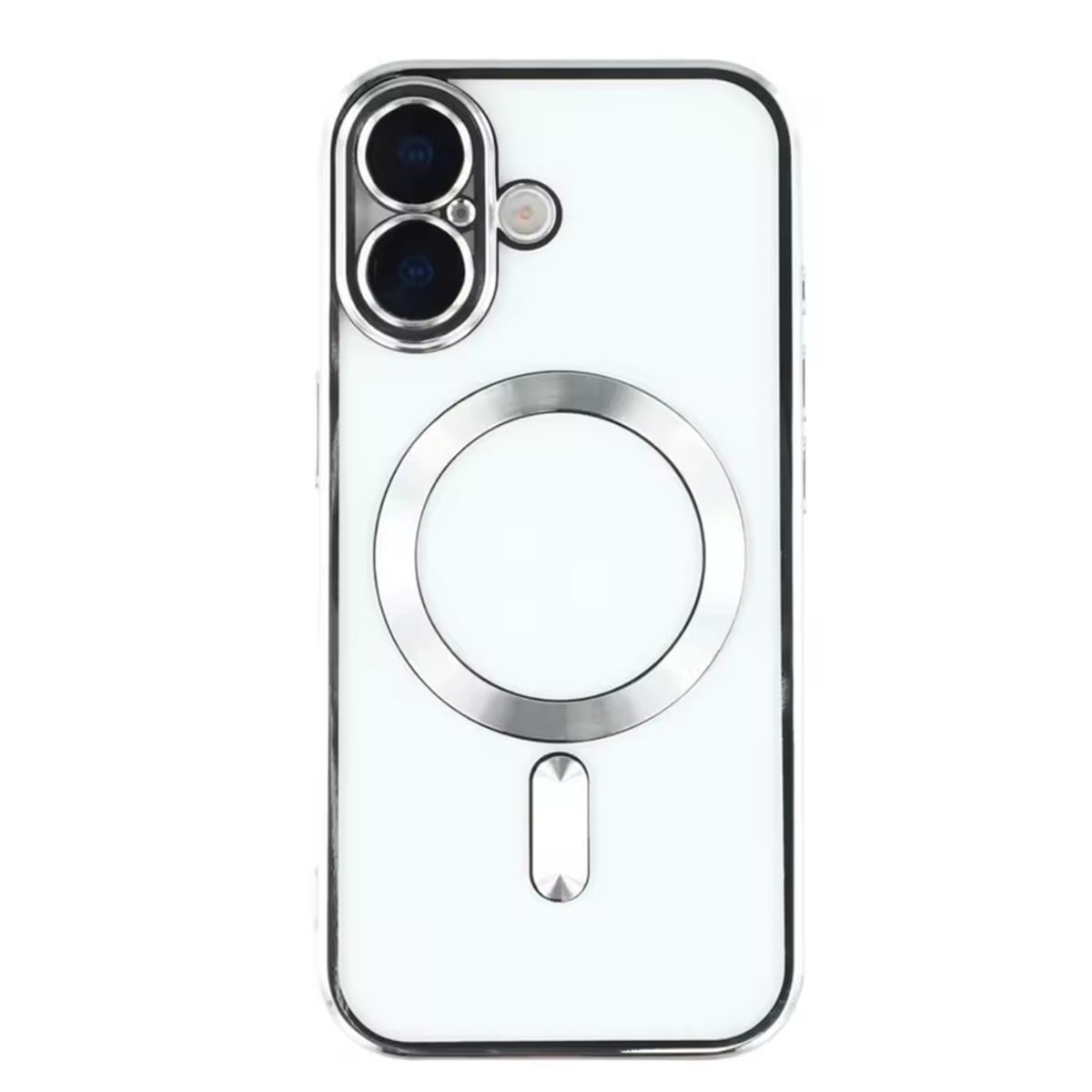 GENERICO - Carcasa Para iPhone 17 Magnética Plata