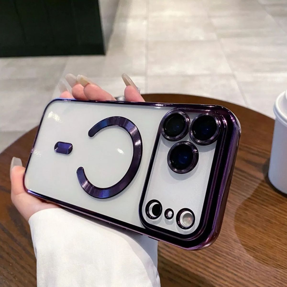 GENERICO - Carcasa Para iPhone 17 Magnética Lila