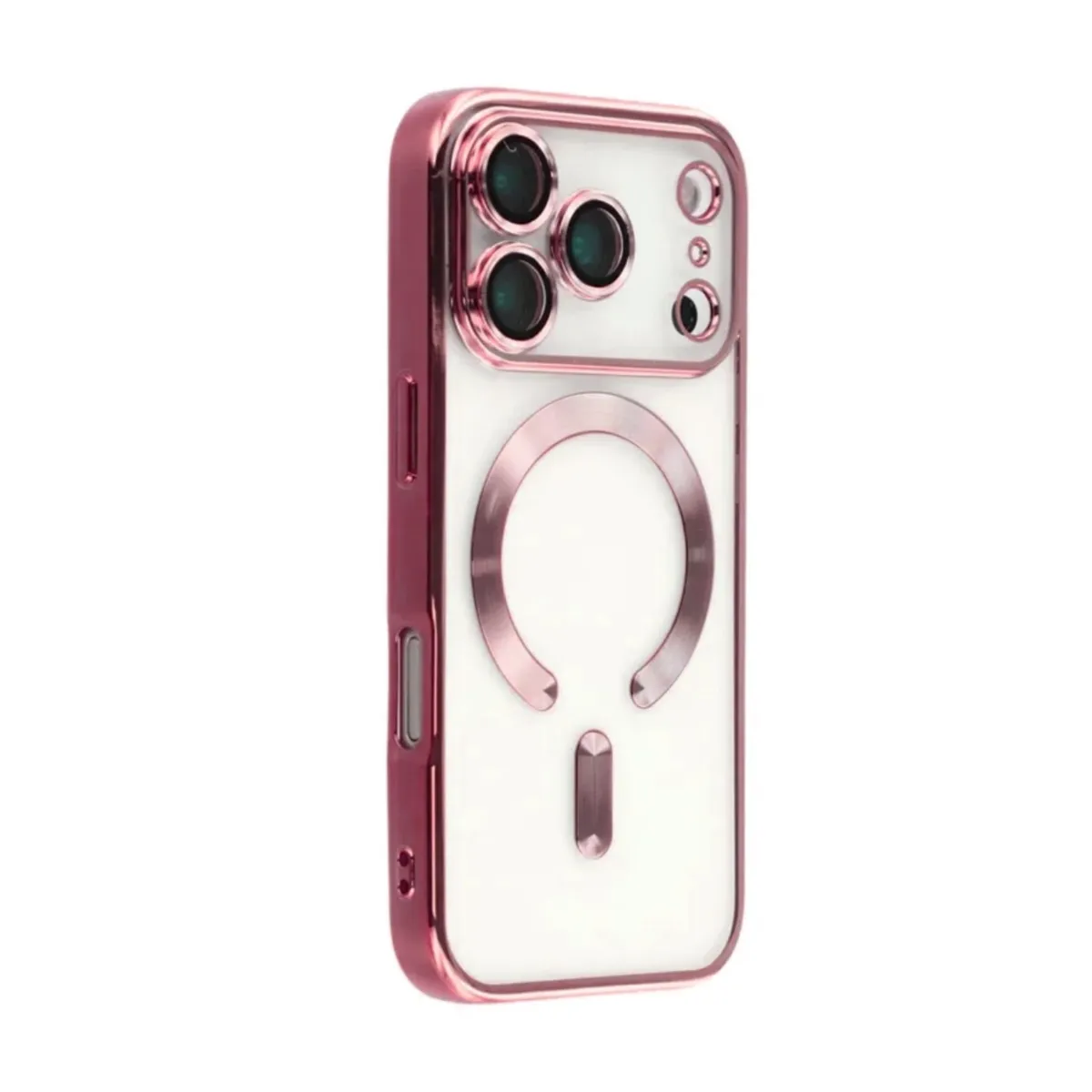 GENERICO - Carcasa Para iPhone 17 Pro Magnética Rosado