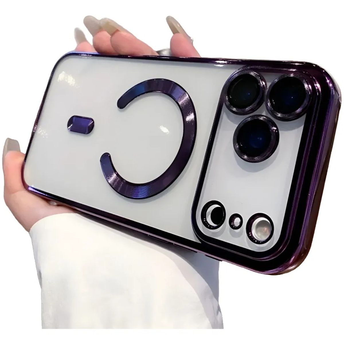 GENERICO - Carcasa Para iPhone 17 Pro Magnética Lila