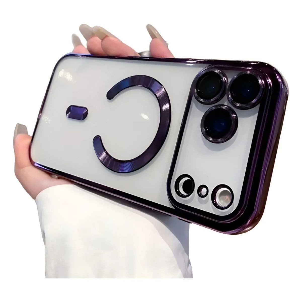 GENERICO - Carcasa Para iPhone 17 Pro Magnética Lila