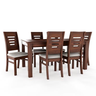 Imagen 2 del producto Juego de Comedor Bolomey 6 Sillas Madera Nogal