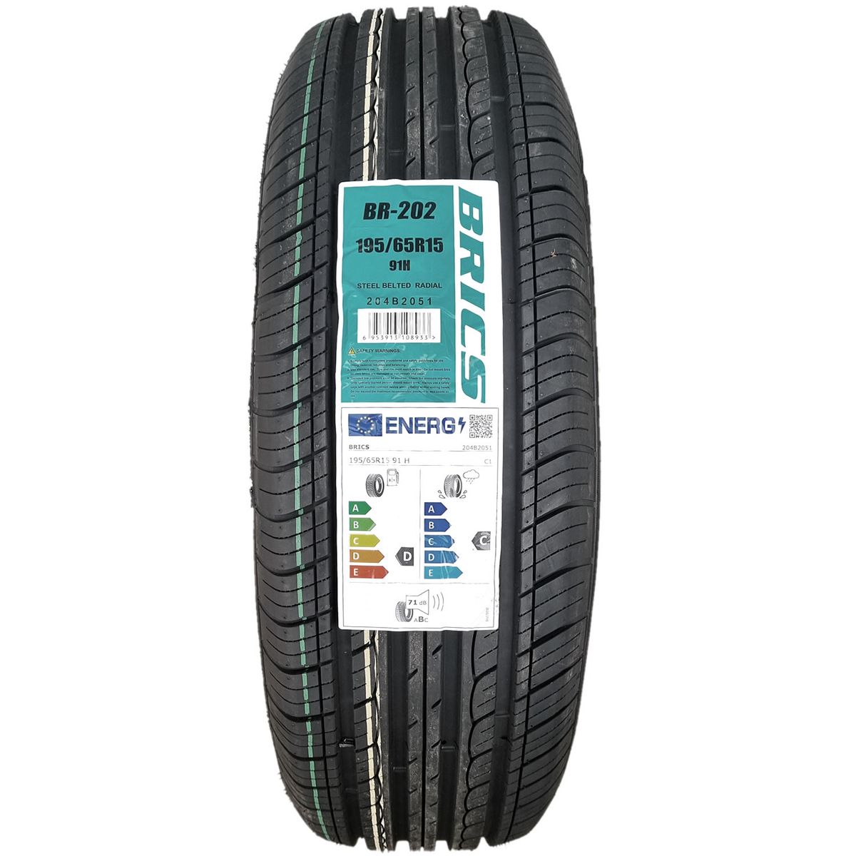 GENERICO - Neumático 195/65 R15 91H Brics BR202