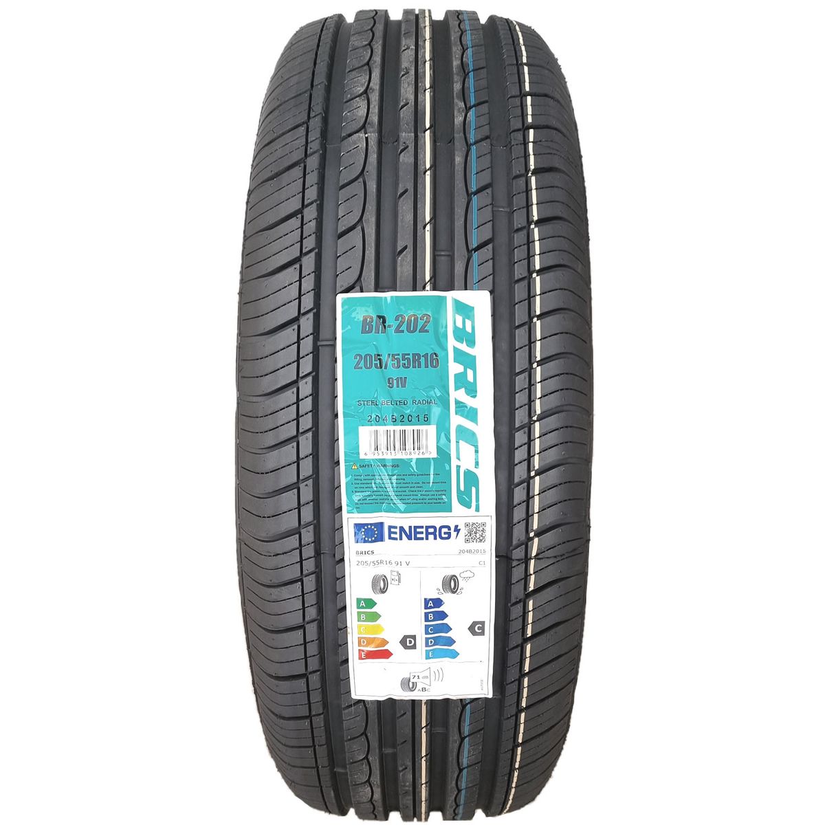 GENERICO - Neumático 205/55 R16 91V Brics BR202