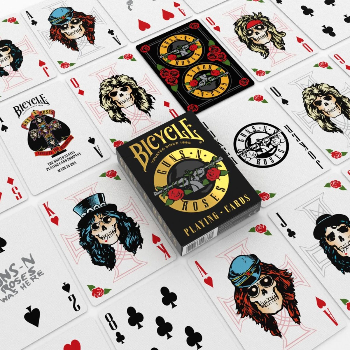 BICYCLE LINE - Baraja Bicycle GNR Guns Roses Rock Magia Cartas Cardistry