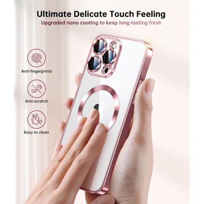 Imagen 2 del producto Carcasa Para iPhone 17 Pro Max Magnética Rosado