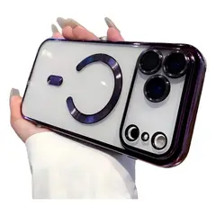 GENERICO - Carcasa Para iPhone 17 Pro Max Magnética Lila