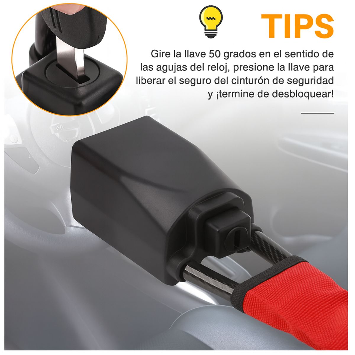 MOVI - Traba Volante al Cinturón de Seguridad Antirrobo