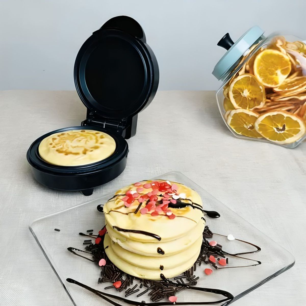 BLANIK - Maquina Waflera Para Pancake  Maker Blanik Bpm084