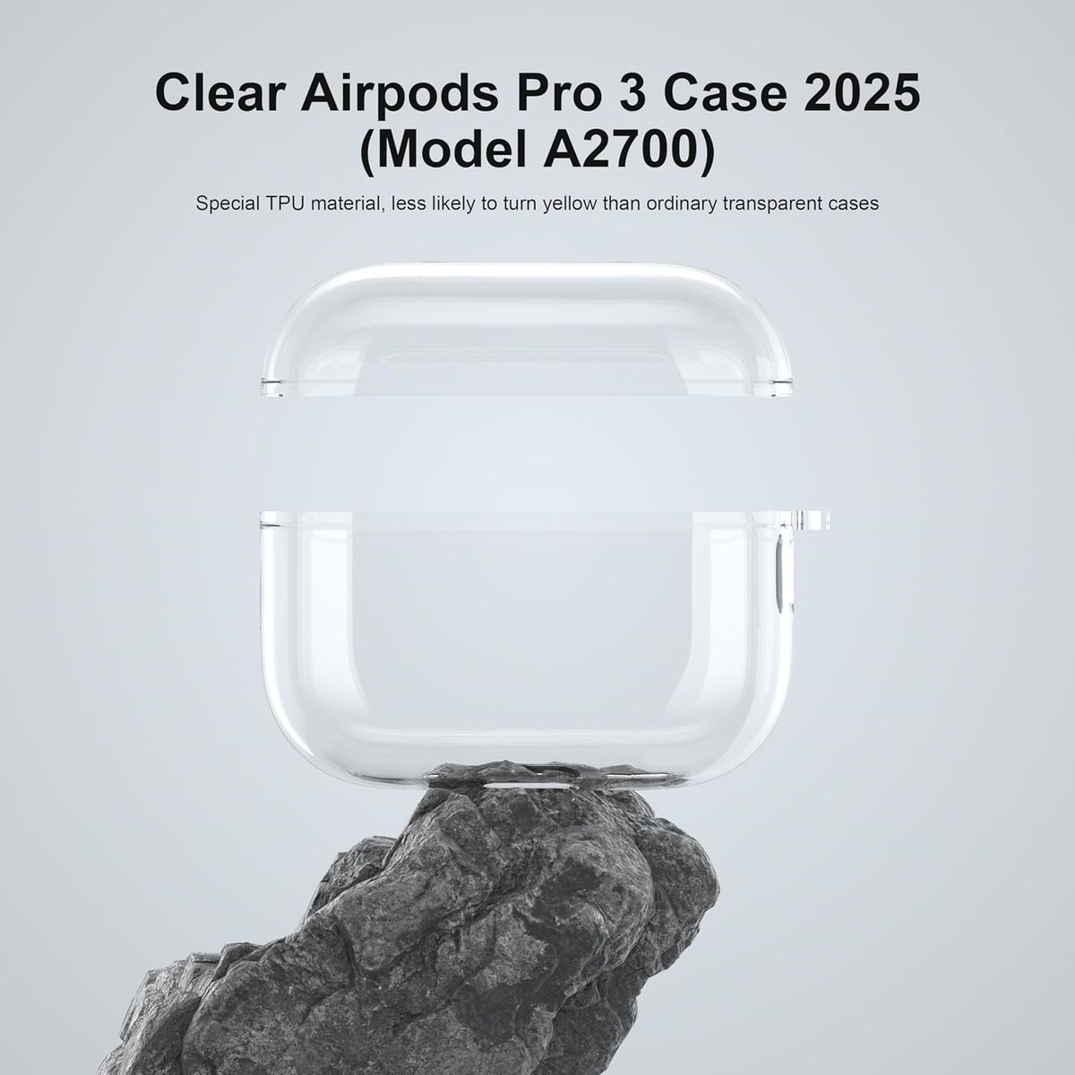 GENERICO - Carcasa Funda Silicona Para Airpods Pro 3 (2025) Transparente