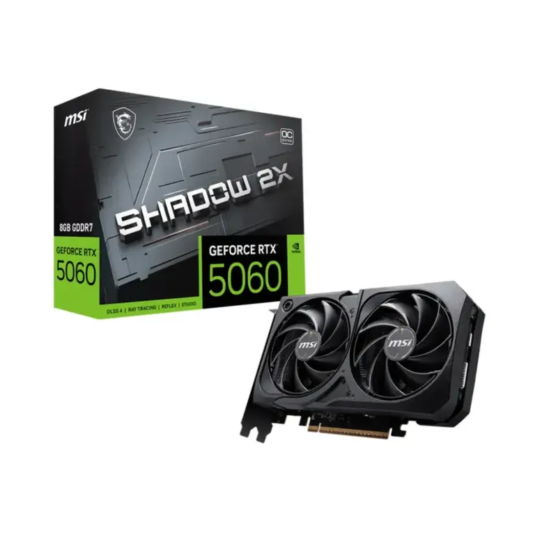 Tarjeta de Video RTX 5060 8GB Shadow 2X OC GDDR7 PciE-5