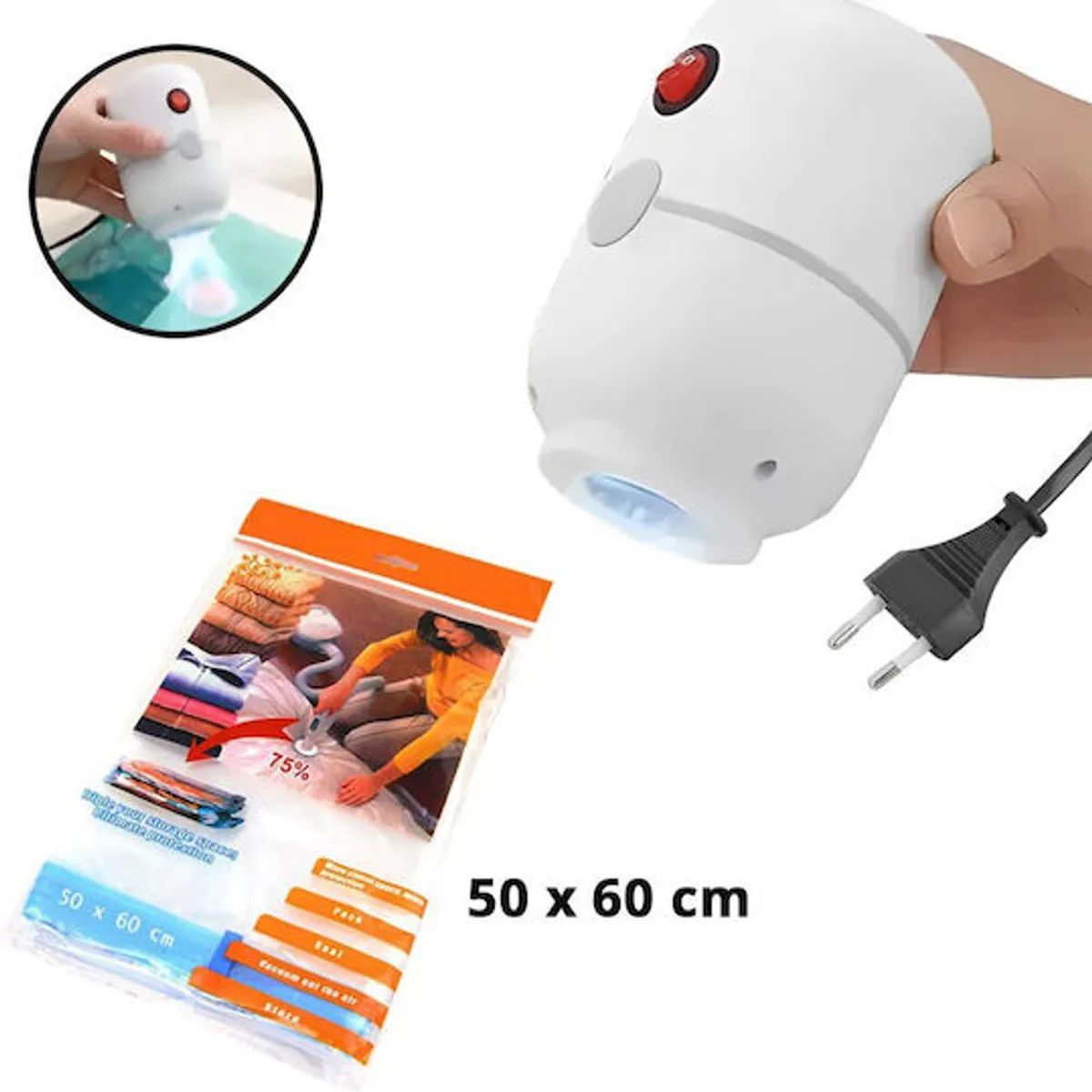 RAF - Bomba Automática De Bolsas Sellado Al Vacío Inteligente