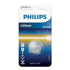 GEN - Pila Boton Philips Cr2016 Control Llave Auto Porton Reloj Litio