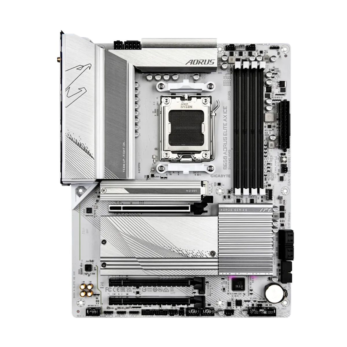 AORUS - Placa Madre AORUS B650 ELITE AX ICE DDR5 AM5 ATX PCie-4