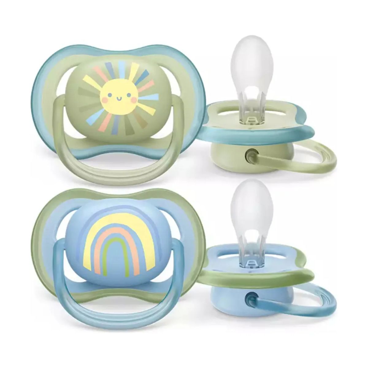 AVENT - Chupete Philips Avent Ultra Air 0-6meses Amanecer Arcoiris