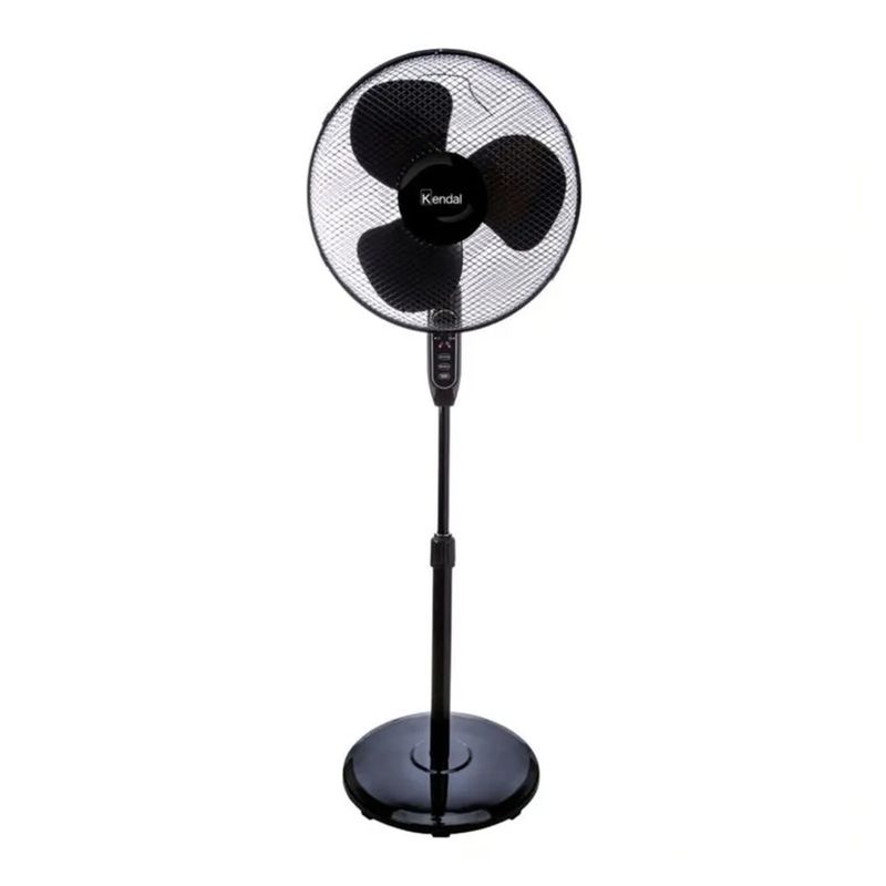 KENDAL - Ventilador De Pedestal Negro 16 Pulgadas KFR16P